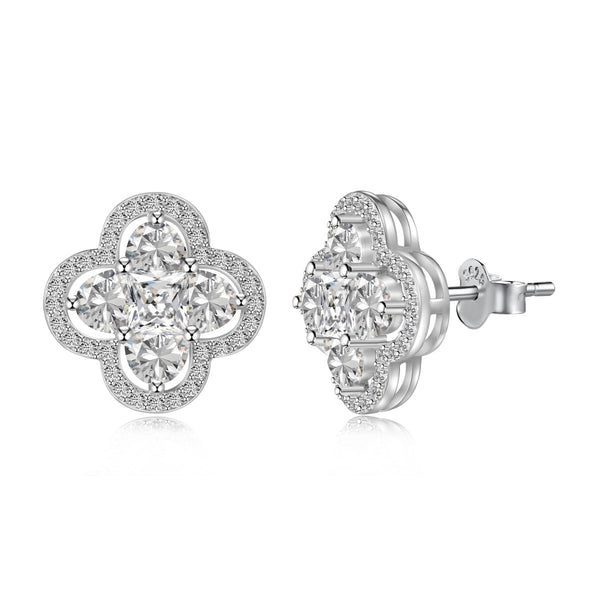 <MAGIC>Lucky Four-Leaf Clover Exquisite Earrings