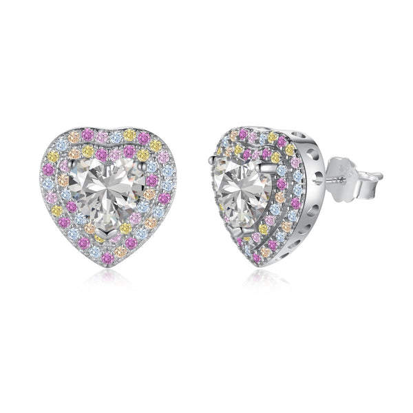 <MAGIC>Dazzling Heart Shape Lover Earrings